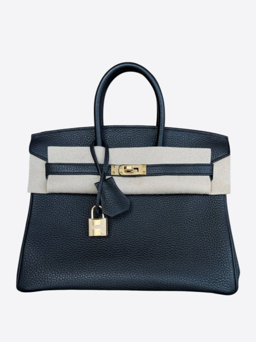 Hermes Black Togo & Gold Hardware Birkin 25